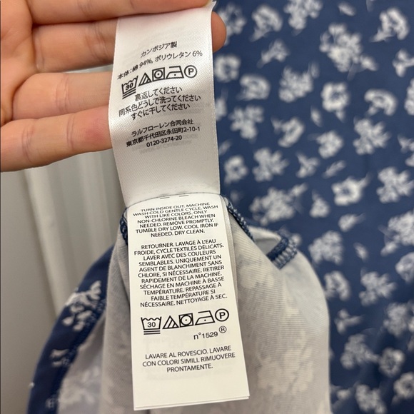 Ralph Lauren Floral Stretch Cotton Midi Dress - Picture 13 of 15